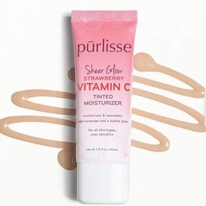 purlisse Strawberry Vitamin C Tinted Moisturizer - Light Medium